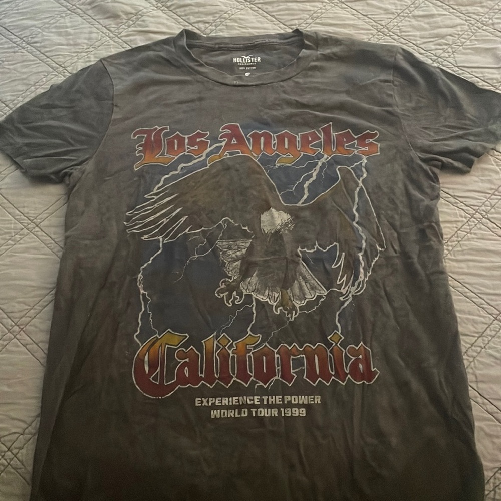 Hollister Black Faded Tee .. Size XSmall